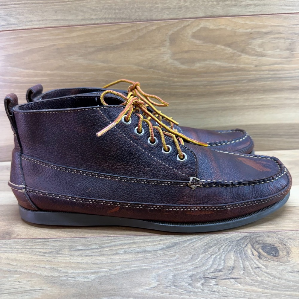 LL BEAN Jackman Moc Toe Chukka Boot Mens 11 D Handsewn Casual Outdoor Heritage